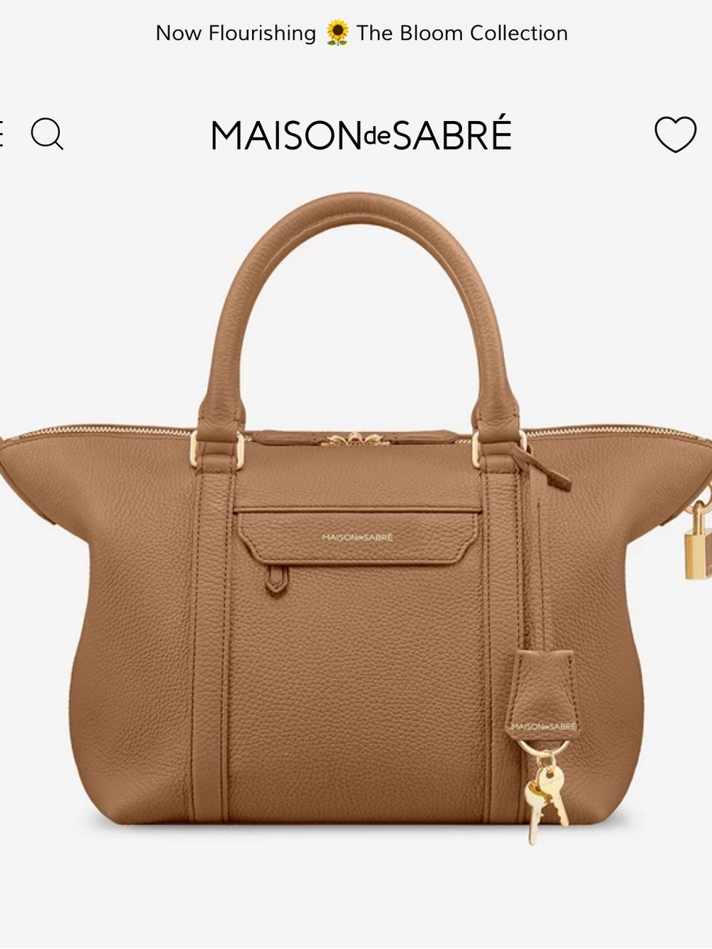 MAISON de Sabre The Small Weekender Bag